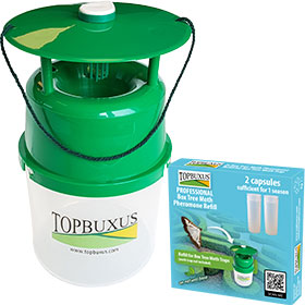 TOPBUXUS Moth Trap and Pheromone Refill Pack